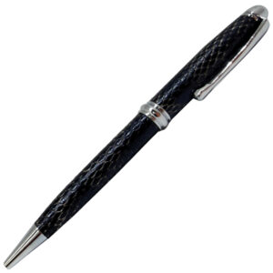 Leatherette - Ballpoint Pen - Black Barrel