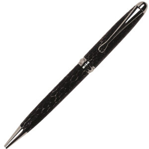 Leatherette - Ballpoint Pen - Black Barrel