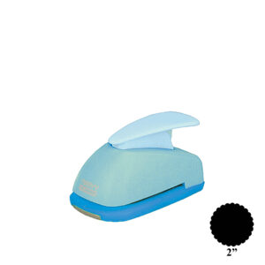 Marvy - Clever Lever Craft Punch - Super Jumbo - Scalloped Circle (2")