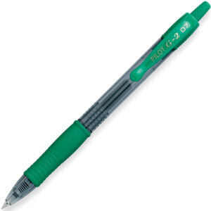Pilot - G2 - Retractable - Gel Pen - Green