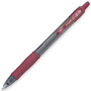Pilot - G2 - Retractable - Gel Pen - Burgundy