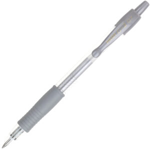 Pilot - G2 - Metallics - Retractable - Gel Ink Pen - Silver
