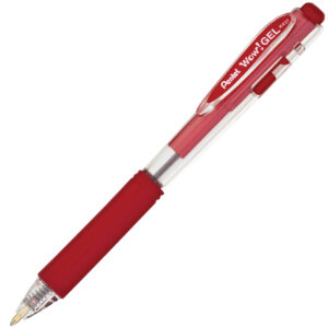 Pentel - Wow! - Retractable Gel Pen - Red