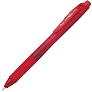 Pentel - EnerGel - X - Retractable Gel Pen - Red