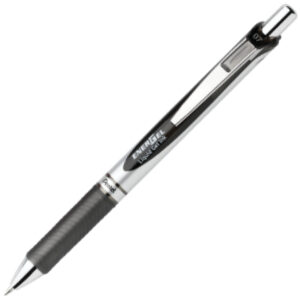 Pentel - EnerGel - Retractable - Liquid Gel Pen - Black