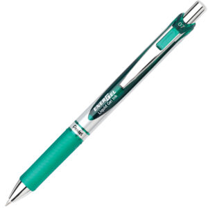 Pentel - EnerGel - Retractable - Liquid Gel Pen - Green