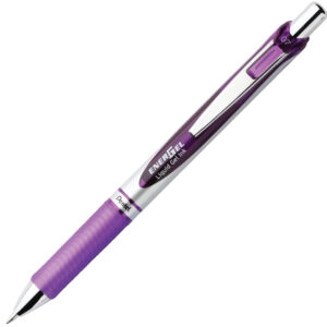 Pentel - EnerGel - Retractable - Liquid Gel Pen - Violet