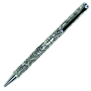 Gary Burlin - Pewter Ballpoint Pen - Dragon