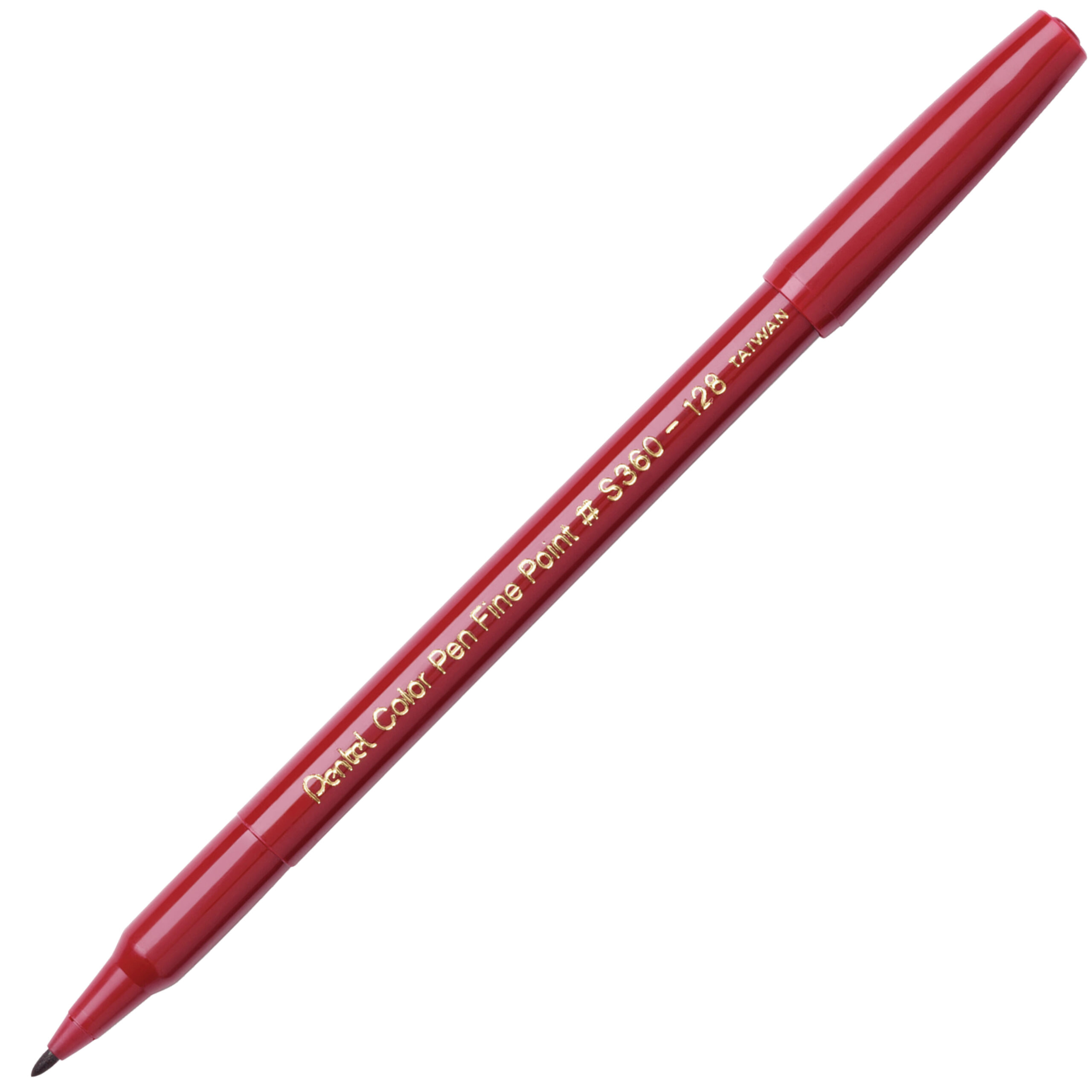 Pentel – Color Pen – Dark Red | Cleveland Art Supply