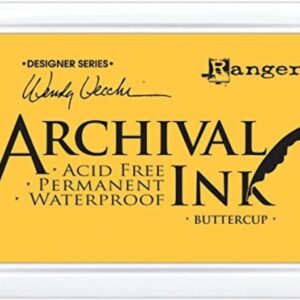 Ranger - Wendy Vecchi - Archival Ink - Pad - Buttercup