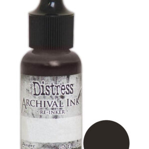 Ranger - Tim Holtz - Distress Archival Reinker - Black Soot