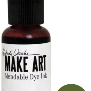 Ranger - Wendy Vecchi - Make Art Blendable Dye Ink - Reinker - Fern Green