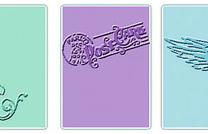 Sizzix - Tim Holtz - Texture Trades Embossing Folders - French Connection Set