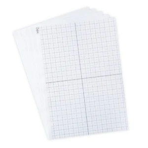 Sizzix - Sticky Grid Sheets - 8-1/4" x 11-5/8" (5 Pieces)