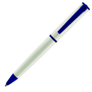 Yafa - MonteVerde - Impressa - Ballpoint Pen (Pearl/Silver with Blue Trim)