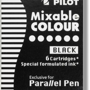 Pilot - Parallel Calligraphy Pen - Refill - Black (6 Pieces)