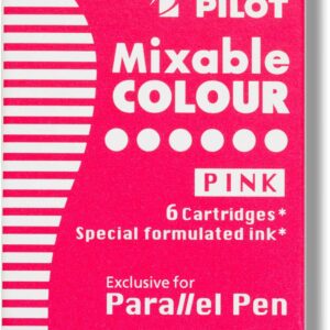 Pilot - Parallel Calligraphy Pen - Refill - Pink (6 Pieces)