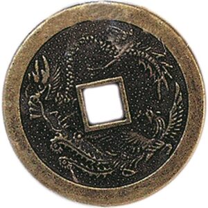 Replicated Chinese Coins - Round - 46mm (5 Pieces)