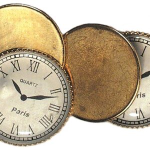Watch Faces - Gold Trim - X-Large (4 Pieces)