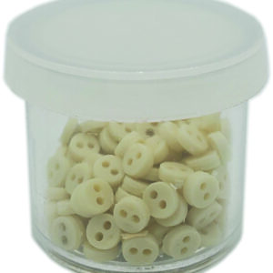 Gary Burlin - Mini Buttons - Beige (Small)