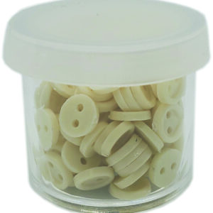 Gary Burlin - Mini Buttons - Beige (Large)