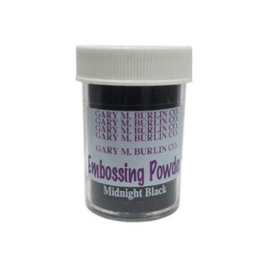 Gary Burlin - Embossing Powder - Midnight Black (1oz)