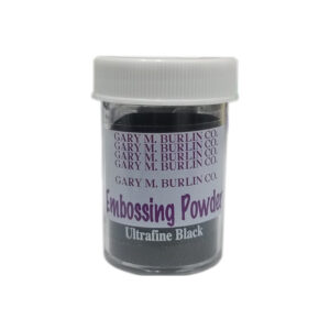 Gary Burlin - Embossing Powder - Ultrafine Black (1oz)