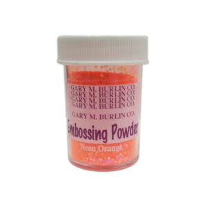 Gary Burlin - Embossing Powder - Neon Orange (1oz)