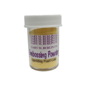 Gary Burlin - Embossing Powder - Sparkling Pearl Gold (1oz)