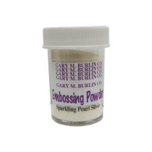 Gary Burlin - Embossing Powder - Sparkling Pearl Silver (1oz)
