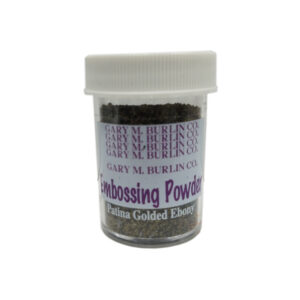 Gary Burlin - Embossing Powder - Patina Golden Ebony (1oz)