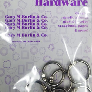 Krystal Klear Hardware - Book Rings - 1/2" (6 Pieces)