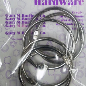Krystal Klear Hardware - Book Rings - 1.5" (6 Pieces)