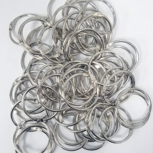 Krystal Klear Hardware - Book Rings - 1.5" (100 Pieces)