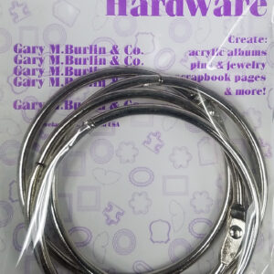 Krystal Klear Hardware - Book Rings - 2" (4 Pieces)