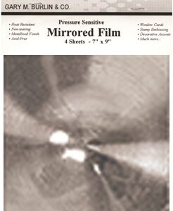 Gary Burlin - Mirrored Sticker Film - Silver (7" x 9")