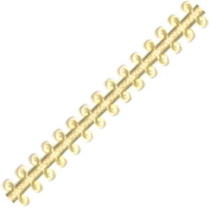 Picot Ribbon - Ivory (1/4" x 75')