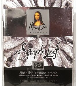 Speedball - Mona Lisa Metal Leaf - Simple Leaf - Silver