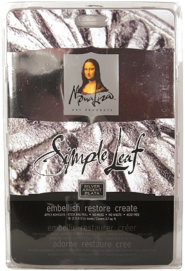 Speedball - Mona Lisa Metal Leaf - Simple Leaf - Silver