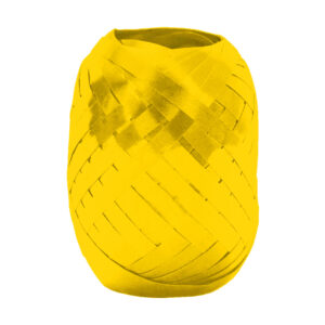 Lacquer Curling Ribbon - Egg - Yellow (3/16"x 66')