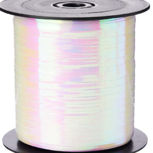 Poly Curling Ribbon - Spool - Iridescent White (3/16" x 750')