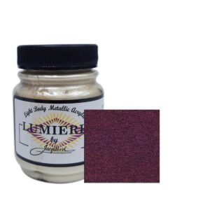 Jacquard - Lumiere - Acrylic Paint - Burgundy (2.25oz)