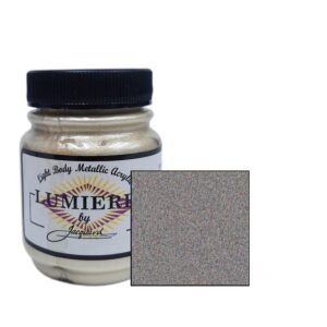 Jacquard - Lumiere - Acrylic Paint - Pewter (2.25oz)