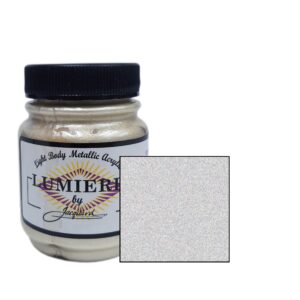 Jacquard - Lumiere - Acrylic Paint - Metallic Silver (2.25oz)