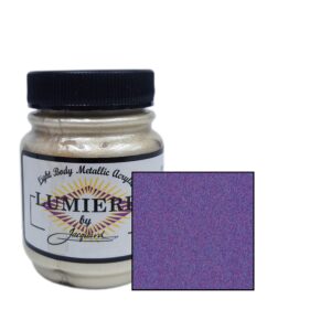 Jacquard - Lumiere - Acrylic Paint - Pearlescent Violet (2.25oz)