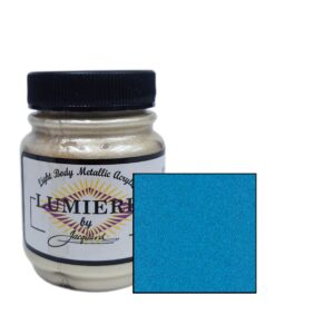 Jacquard - Lumiere - Acrylic Paint - Pearlescent Blue (2.25oz)