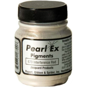 Jacquard - Pearl Ex - Mica Pigment - Interference Red (3/4oz)