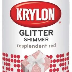 Krylon - Glitter Shimmer Spray - Resplendent Red (4oz)