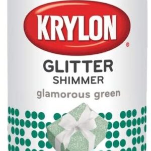 Krylon - Glitter Shimmer Spray - Glamorous Green (4oz)