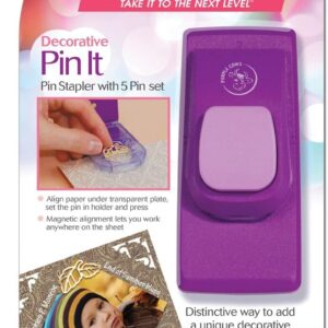 Purple Cows - Pin It - Decorative Pin Stapler